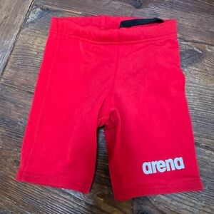 Arena Little Kids size 20 Red Board Jammer Swim shorts NWOT